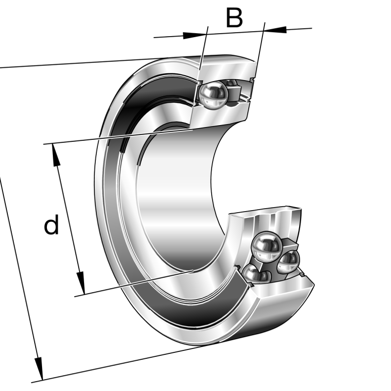Bearing 2208-2RS-TVH