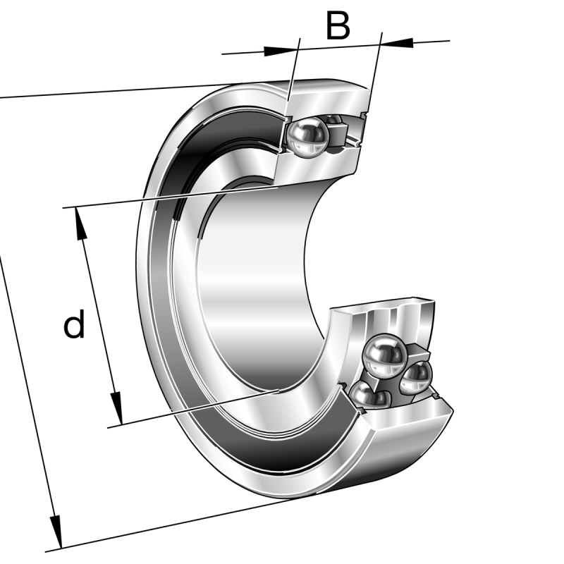 Bearing 2204 2RS-TVH